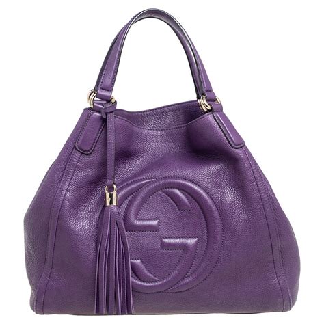 gucci handbag purple.